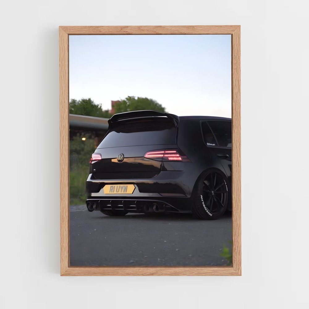 Poster Golf r élégant – affiche Volkswagen (vue 4)
